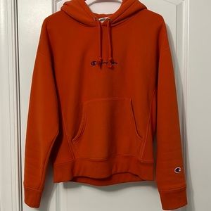 Champion script hoodie sweatshirt